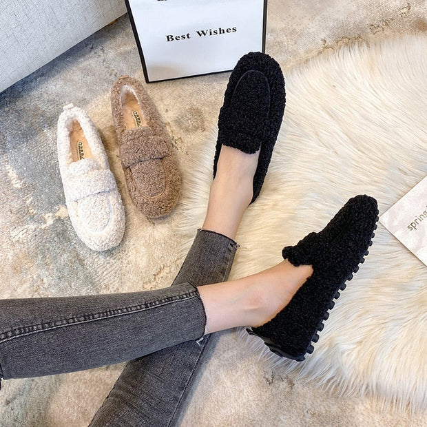 Azida - Chaussures pantoufles en peluche