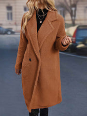 Linda - Herbst-Winter-Mantel aus Kunstpelz