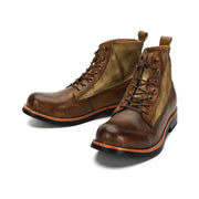 Mode - bottes en cuir véritable