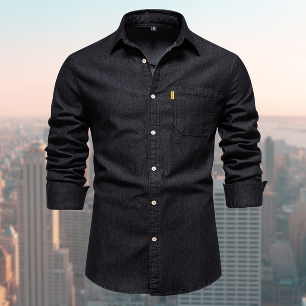 David - Chemise en jean pour homme