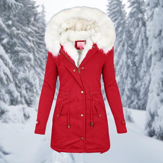 Jane - Veste chaude d'hiver mi-longue pour femme