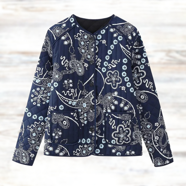 Lula - Vintage Jacke mit Blumendruck