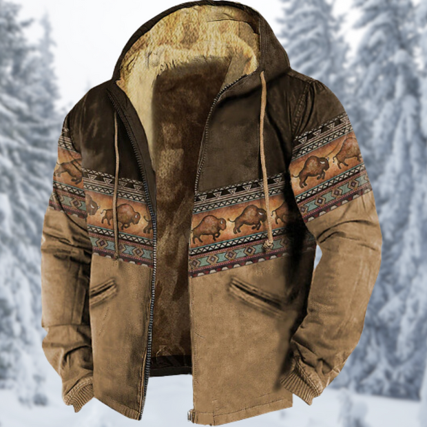 Caleb | Veste polaire imprimée en 3D avec capuche
