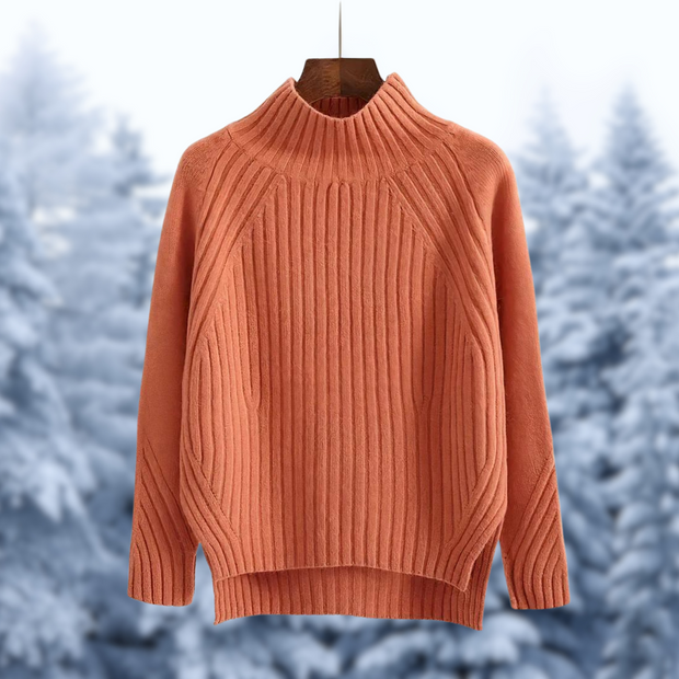 Emily - Strickpullover mit Rundhalsausschnitt