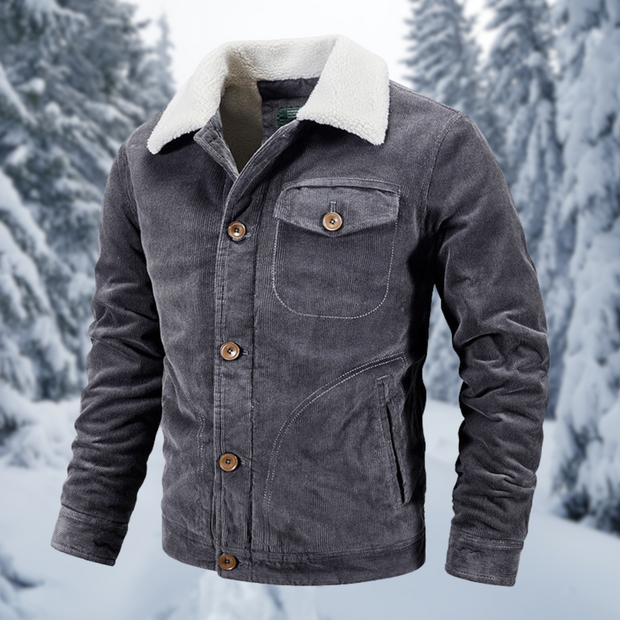 Franc | Manteau d'hiver avec col en fourrure