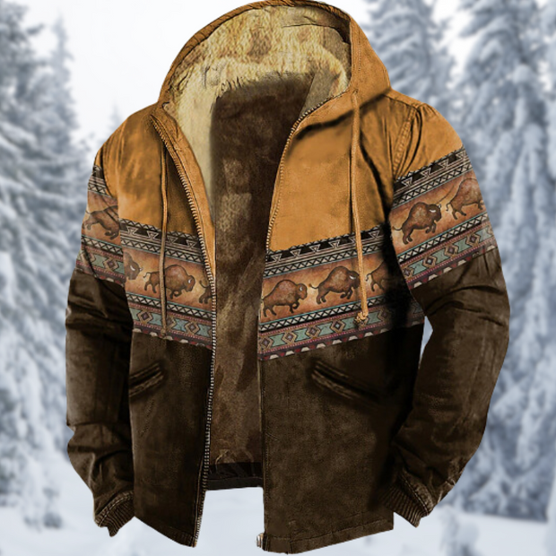 Caleb | Veste polaire imprimée en 3D avec capuche