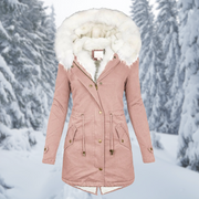 Jane - Veste chaude d'hiver mi-longue pour femme