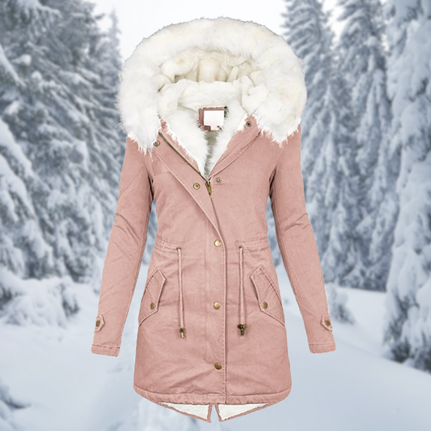 Jane - Veste chaude d'hiver mi-longue pour femme
