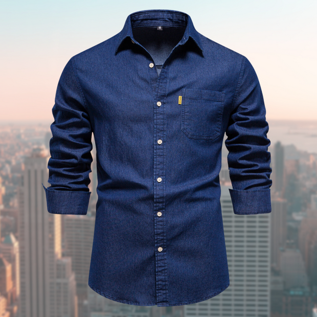David - Chemise en jean pour homme
