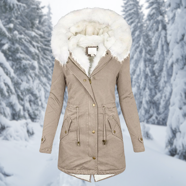 Jane - Veste chaude d'hiver mi-longue pour femme