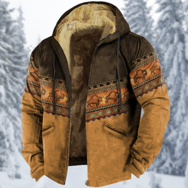 Caleb | Veste polaire imprimée en 3D avec capuche