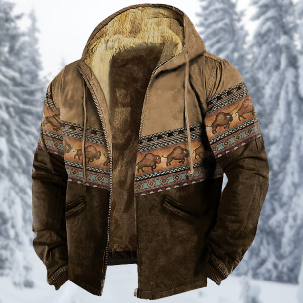 Caleb | Veste polaire imprimée en 3D avec capuche