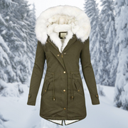 Jane - Veste chaude d'hiver mi-longue pour femme