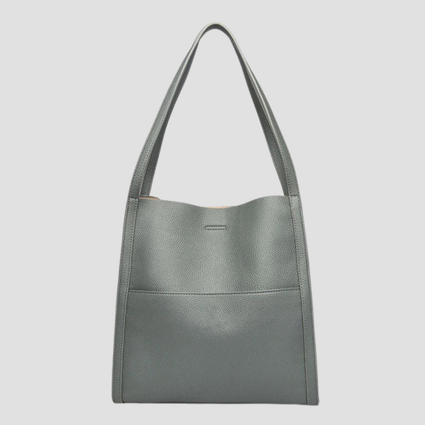 Violet - Sac à bandoulière en cuir véritable