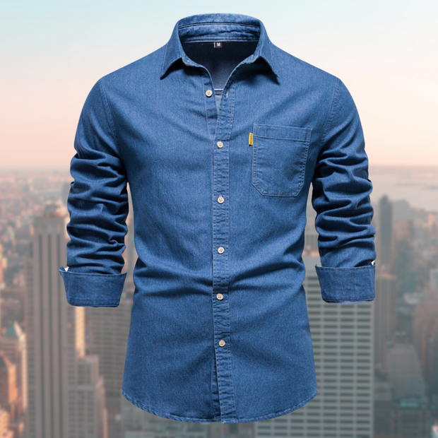 David - Chemise en jean pour homme