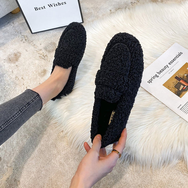 Azida - Chaussures pantoufles en peluche