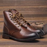 Bottines en cuir naturel Gait