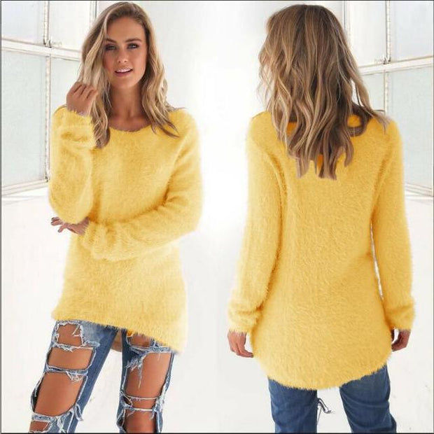 Géorgie - Pull décontracté à col rond