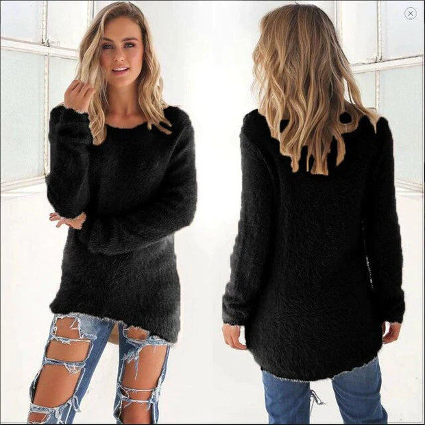 Géorgie - Pull décontracté à col rond