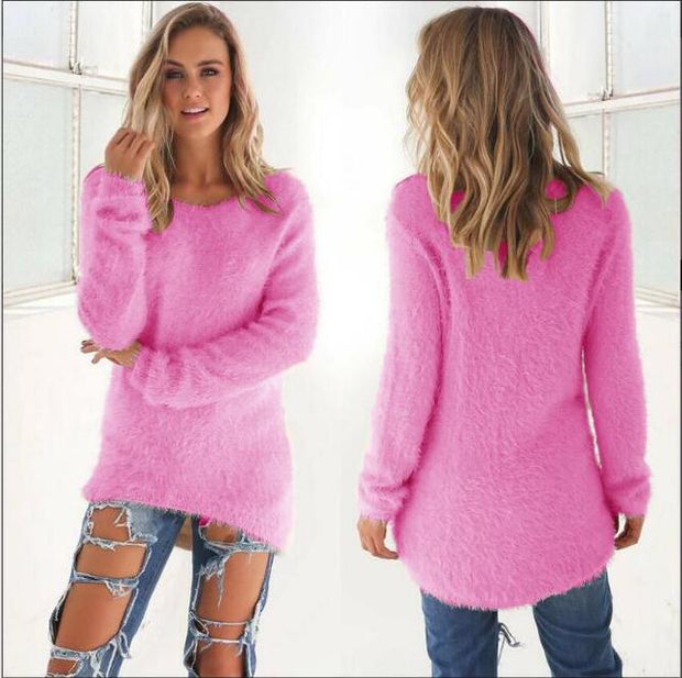 Géorgie - Pull décontracté à col rond