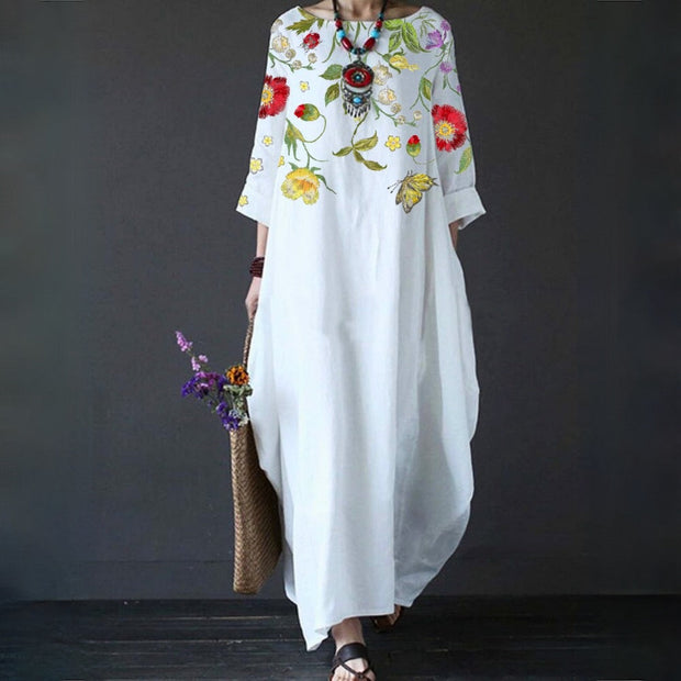 ELVA - Robe fleurie élégante