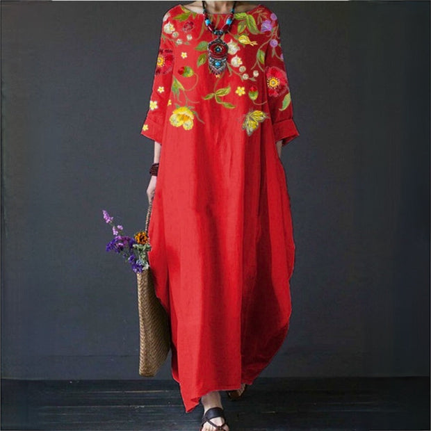 ELVA - Robe fleurie élégante