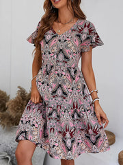 EMMA - Vintage Print Kleid