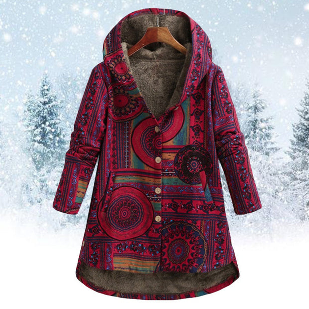 Imogen - Geblümte Kapuzenjacke