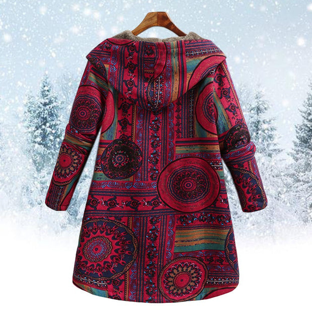 Imogen - Geblümte Kapuzenjacke
