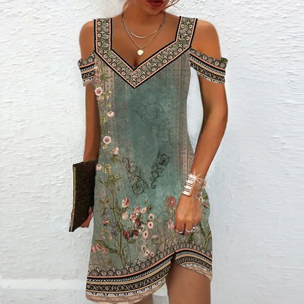 ELSA - Robe imprimée unique