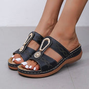 AUBREY - Orthopädische Keilsandalen