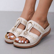 AUBREY - Orthopädische Keilsandalen