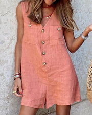 SAMANTHA - Jumpsuit mit Knopfleiste