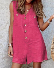 SAMANTHA - Jumpsuit mit Knopfleiste
