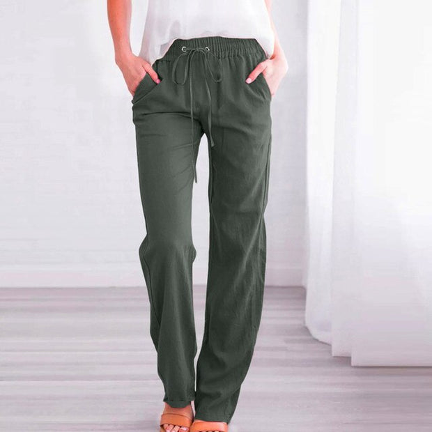 SAVANNAH - Pantalon taille élastique