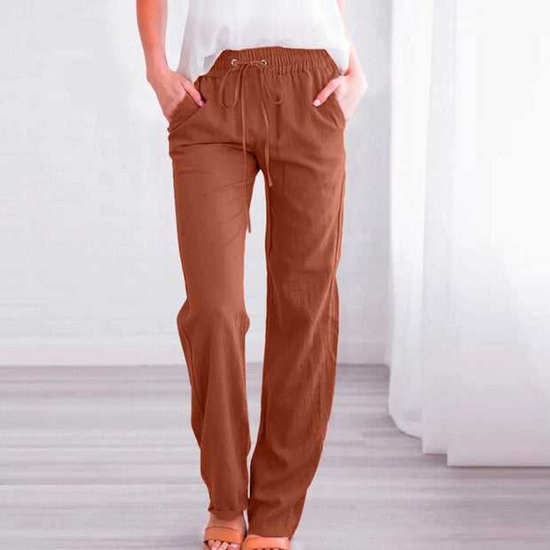 SAVANNAH - Pantalon taille élastique