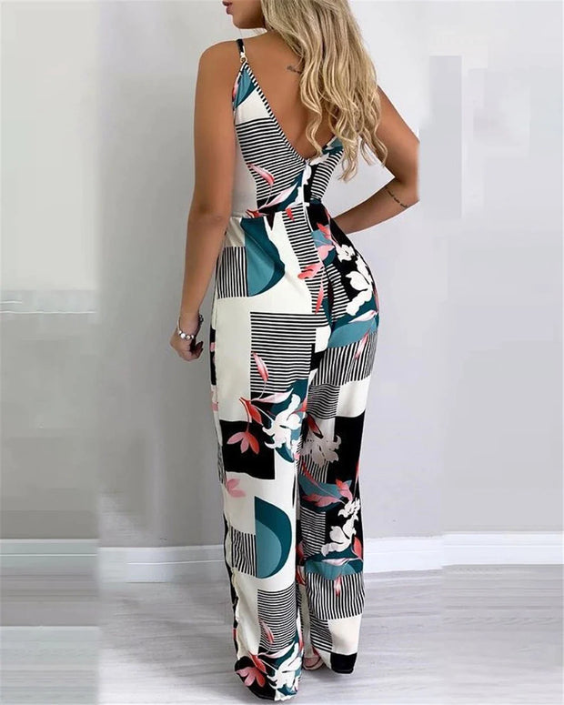FINLEY - Bedruckter Overall mit Blumenmuster