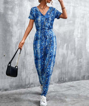 SOPIA - Animal Print Jumpsuit