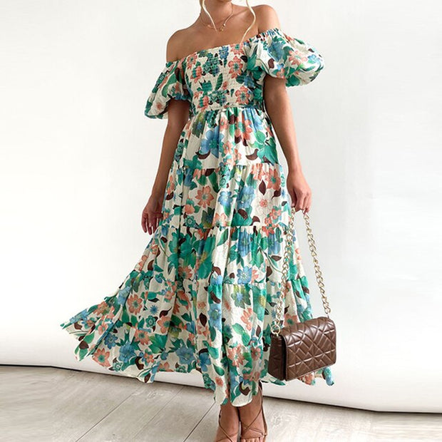 Amey - Robe fleurie colorée