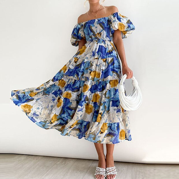 Amey - Robe fleurie colorée