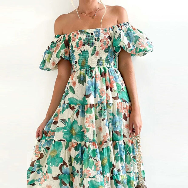 Amey - Robe fleurie colorée
