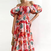 Amey - Robe fleurie colorée