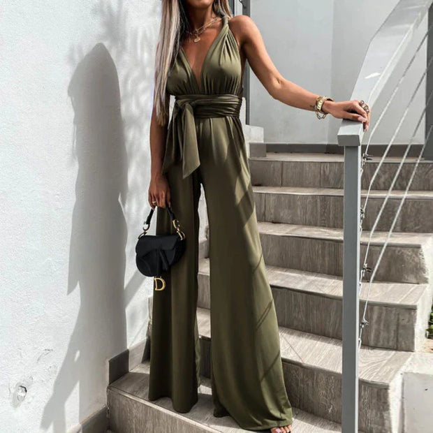 GAIL - Sexy Jumpsuit mit Gürtel