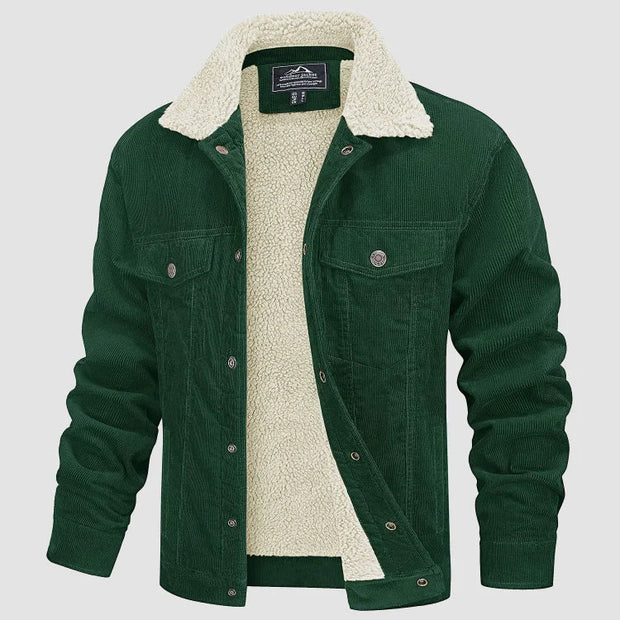 Vibe | Herren- Winterjacke mit Teddyfutter