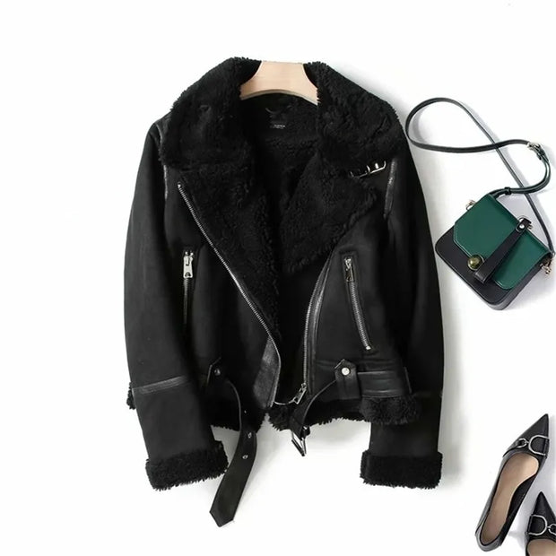 Katie - Veste en fourrure vintage