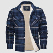 Auro | Flanell Jacke mit Teddyfutter
