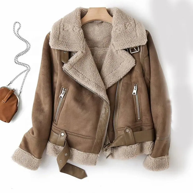 Katie - Veste en fourrure vintage