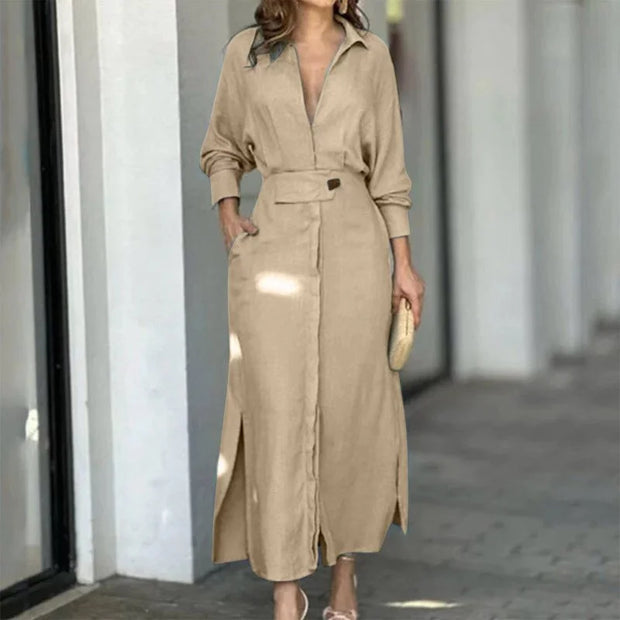 DAWN - Robe midi avec poches latérales