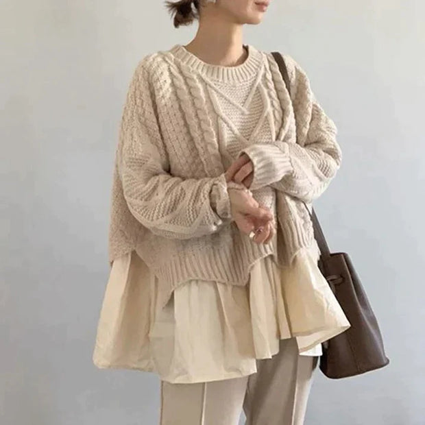 Adeline - pull col rond