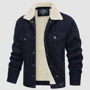 Vibe | Herren- Winterjacke mit Teddyfutter